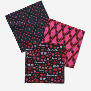 geometry amore dishcloth 3 pack set